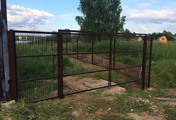 Ворота распашные 3Д